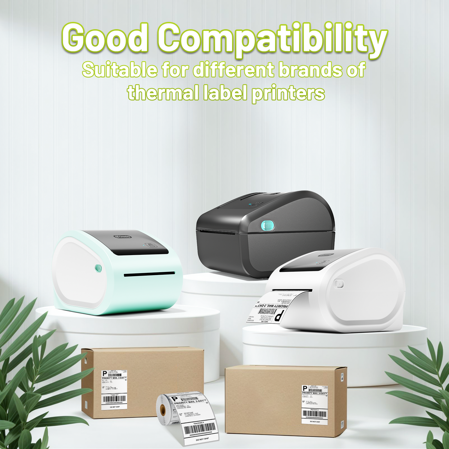4x6 Thermal Labels, Pack of 250 4x6 Roll Shipping Labels, Compatible with JADENS, ASprink, Phomemo, Rollo, Zebra, Omezizy and Other Thermal Printers