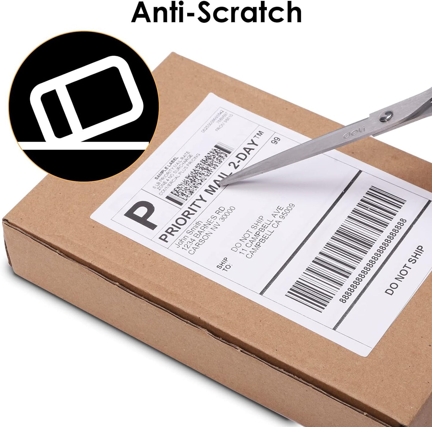 4x6 Thermal Labels (Pack of 500 4x6 Roll Shipping Labels) Compatible with JADENS, ASprink, Phomemo, Rollo, Zebra, Omezizy and Other Shipping Label Printers Visit the Omezizy Store