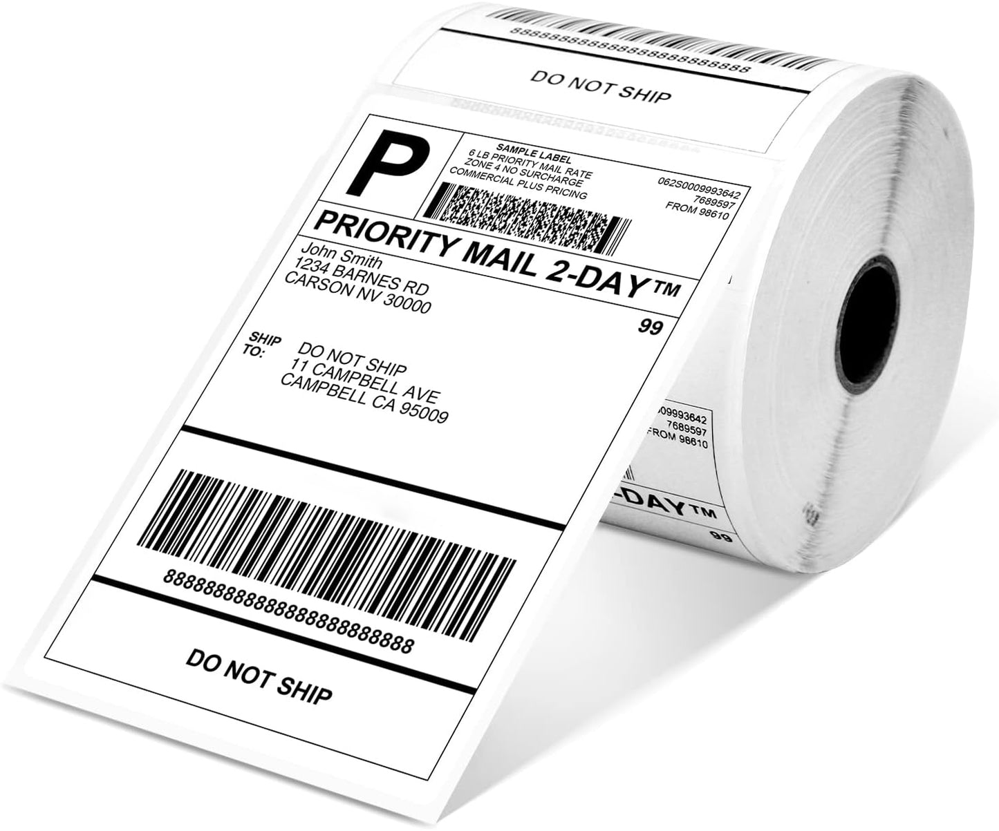 4x6 Thermal Labels (Pack of 500 4x6 Roll Shipping Labels) Compatible with JADENS, ASprink, Phomemo, Rollo, Zebra, Omezizy and Other Shipping Label Printers Visit the Omezizy Store