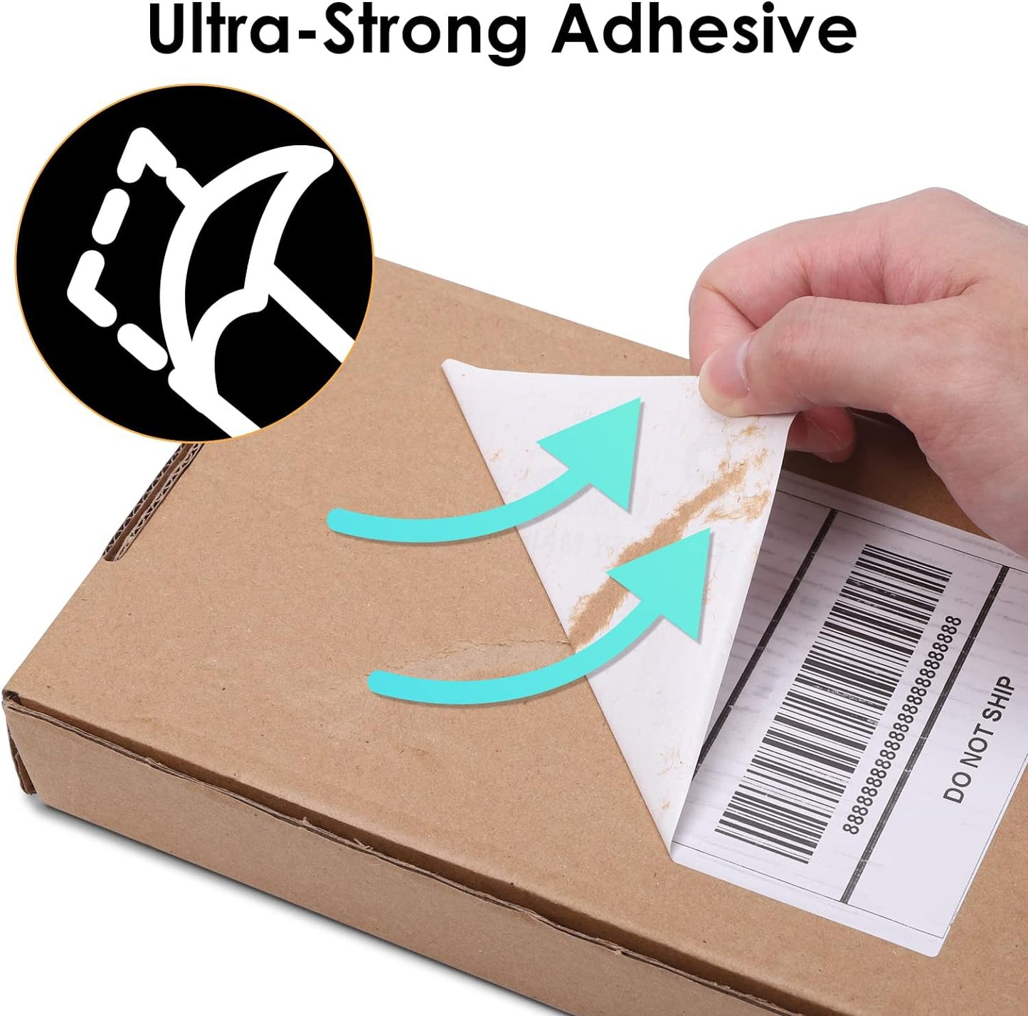 4x6 Thermal Labels (Pack of 500 4x6 Roll Shipping Labels) Compatible with JADENS, ASprink, Phomemo, Rollo, Zebra, Omezizy and Other Shipping Label Printers Visit the Omezizy Store